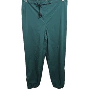 Log House Designs Men's Size Medium Green Gore-Tex Drawstring Waist Rain Pants‎